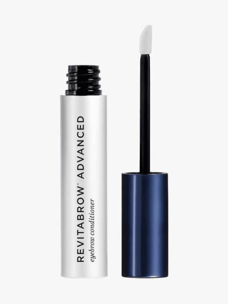 RevitaBrow Advanced Eyebrow Conditioner in branded component on a light gray background