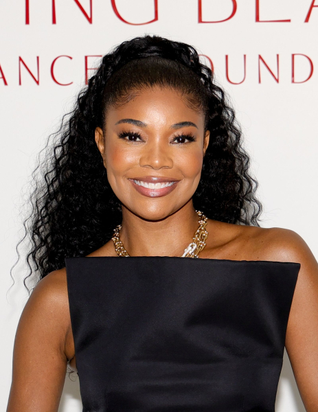 Gabrielle Union Curly Ponytail